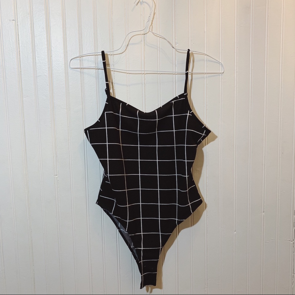 Plaid bodysuit!
